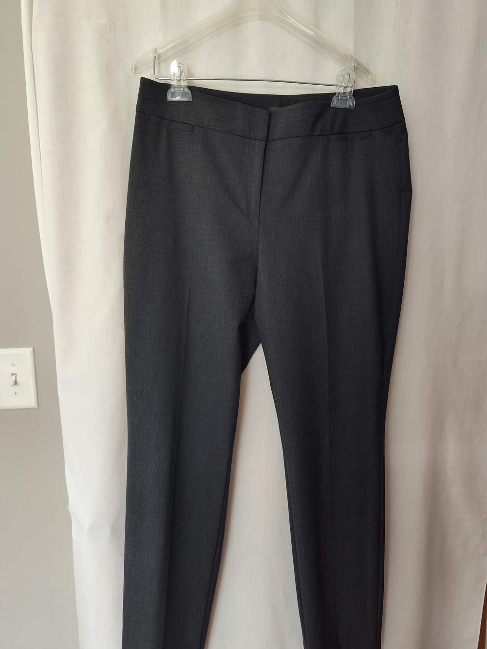 The Limited Charcoal Straight-Leg Dress Trousers